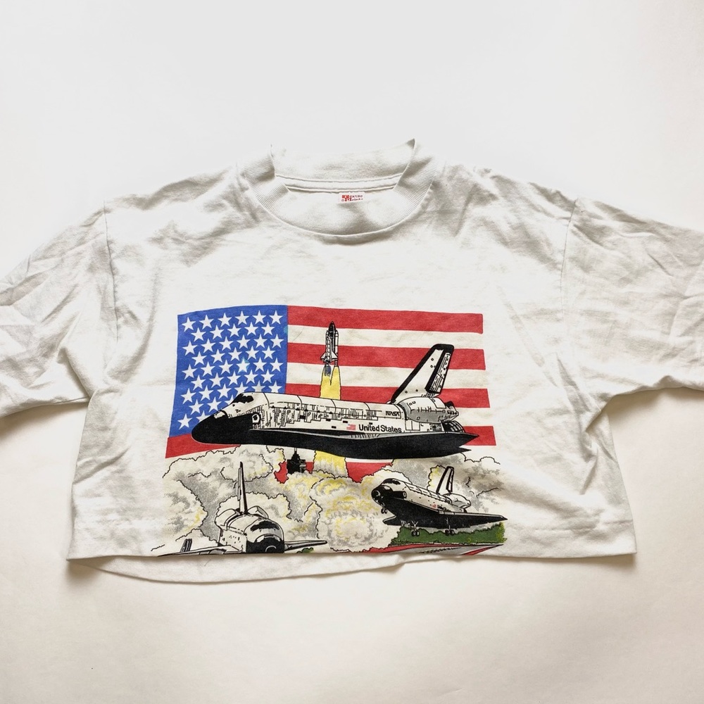 Vintage crop Tshirt